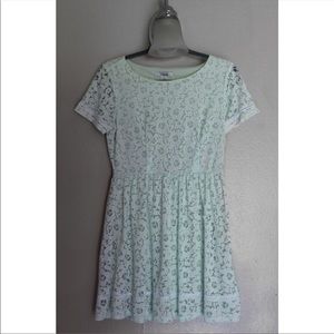 PINKY - Mint & Lace Easter Dress